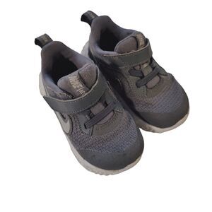Nike Tanjun EasyOn Toddler Infant Sneaker Shoes Grey Size 6C